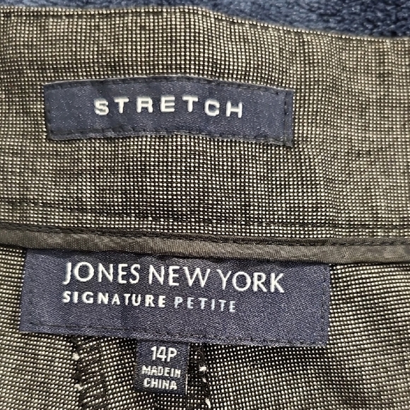 Jones New York Black and Gray Classic Trousers - Picture 2 of 8